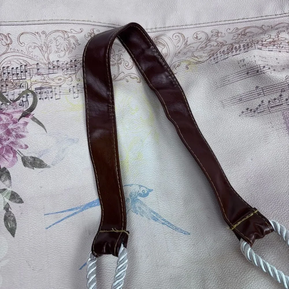 Floral Tote Bag - Cream and Pink. Excellent condition